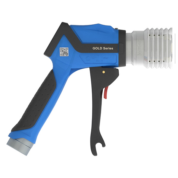 immagine laterale della pistola 54»21 Gold Series DISH Blue