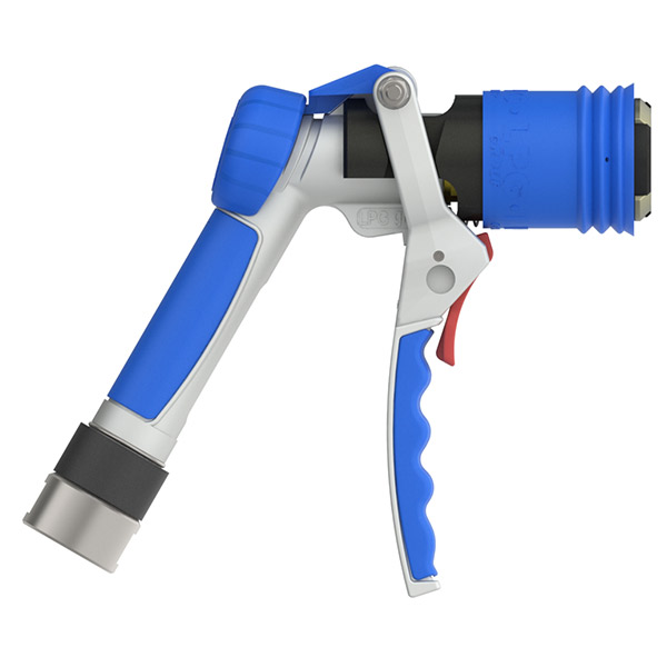 foto laterale della pistola per gas serie 700 blu