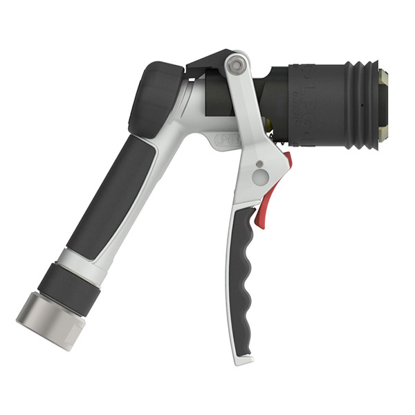 foto laterale della pistola per gas serie 820 nera