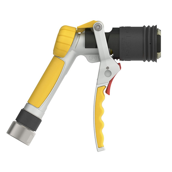 foto laterale della pistola per gas serie 820 gialla